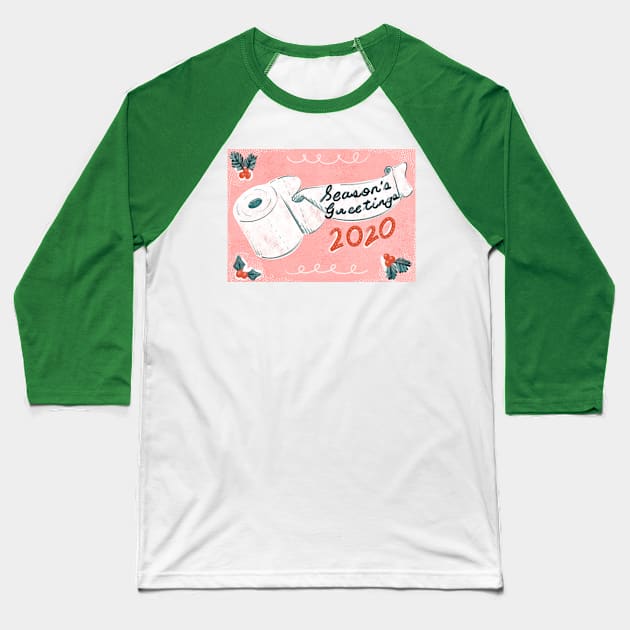 Season’s Greetings 2020 Baseball T-Shirt by Fluffymafi